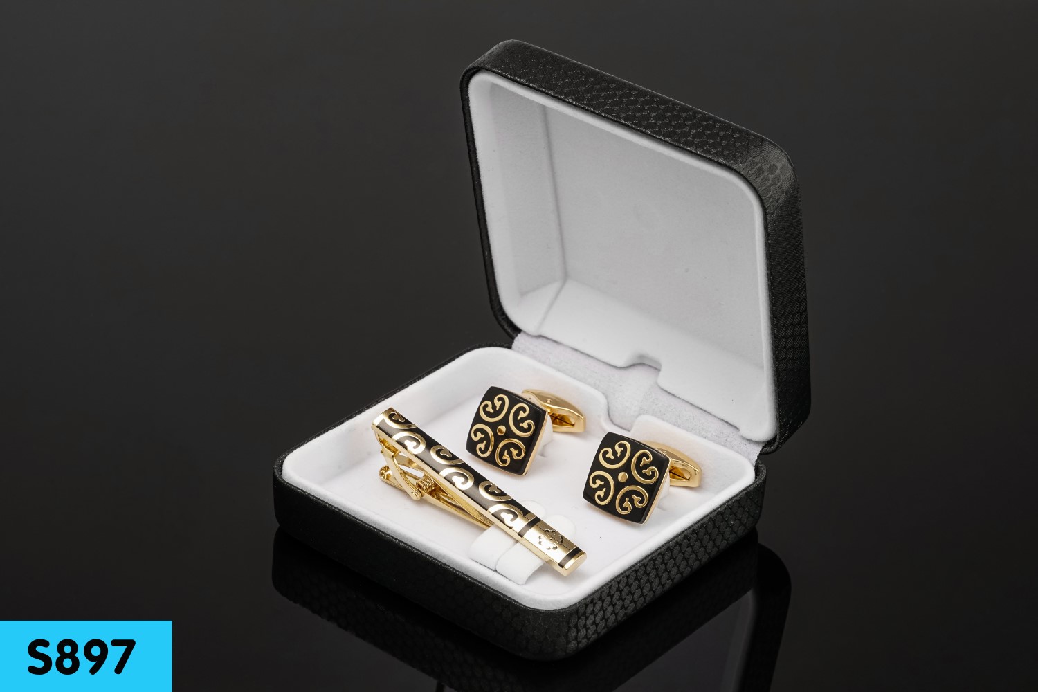 Bộ Cufflink khuy măng set- Tie Clip S897